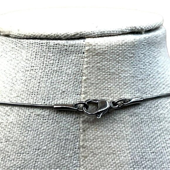 Breil Silver Tone Heart Pendant Necklace A96 - Picture 7 of 9